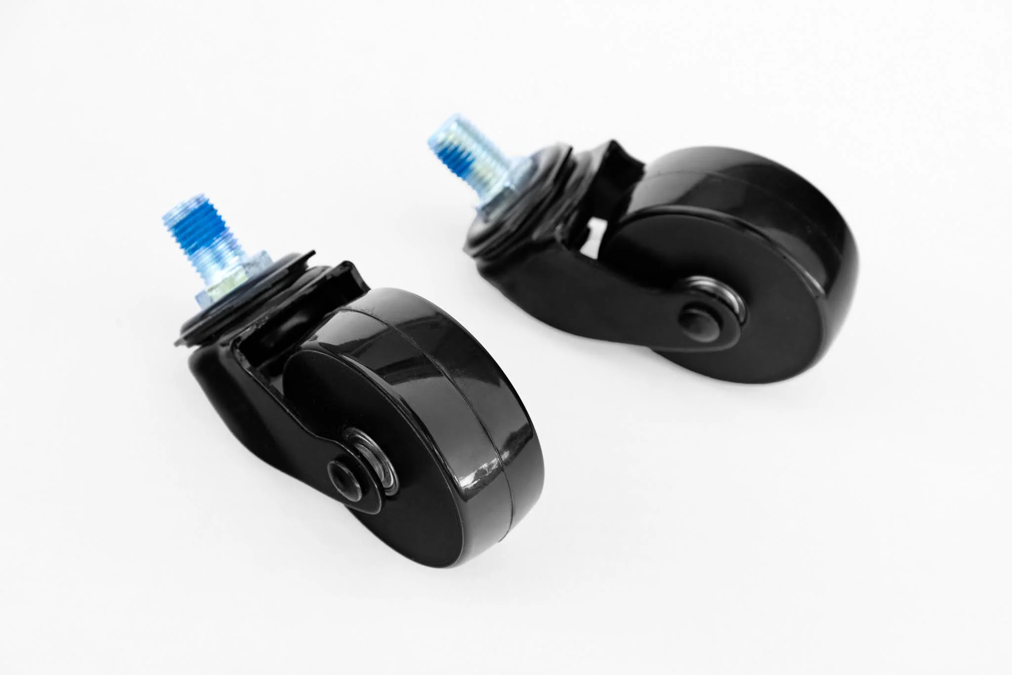 Crazy Cart Casters with Hockey Puck Wheels (Pair) - Image 2