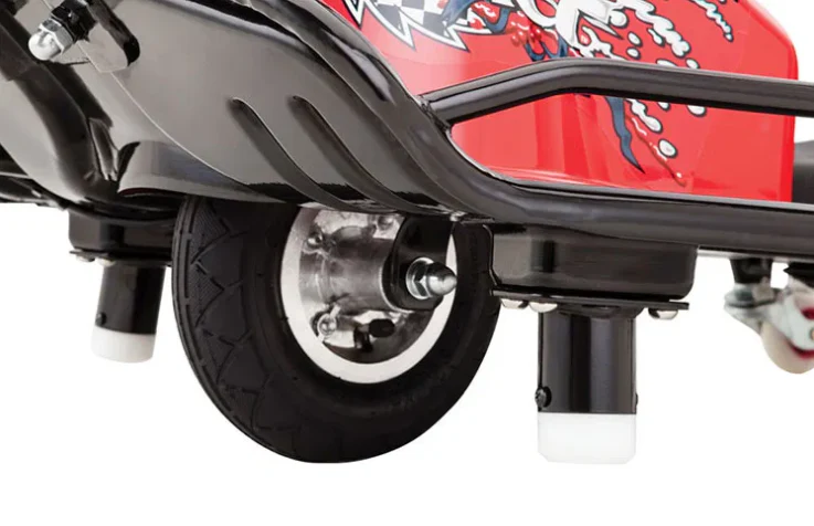 Crazy Cart Plastic Tip w/Screws  (Pair of 2 for Stabilizing Posts/ Pegs) - Image 2