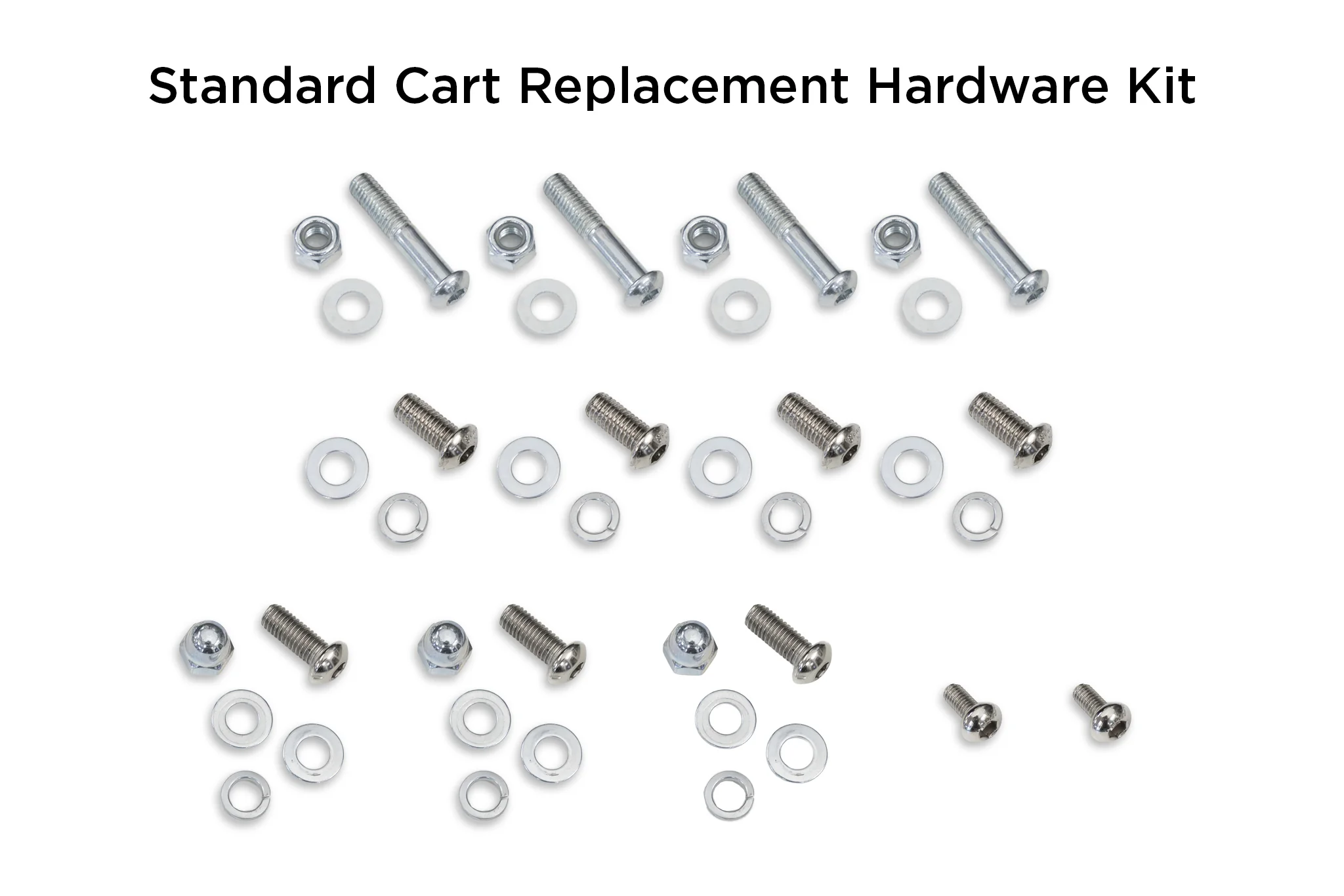 Standard Crazy Cart Replacement Hardware Kit