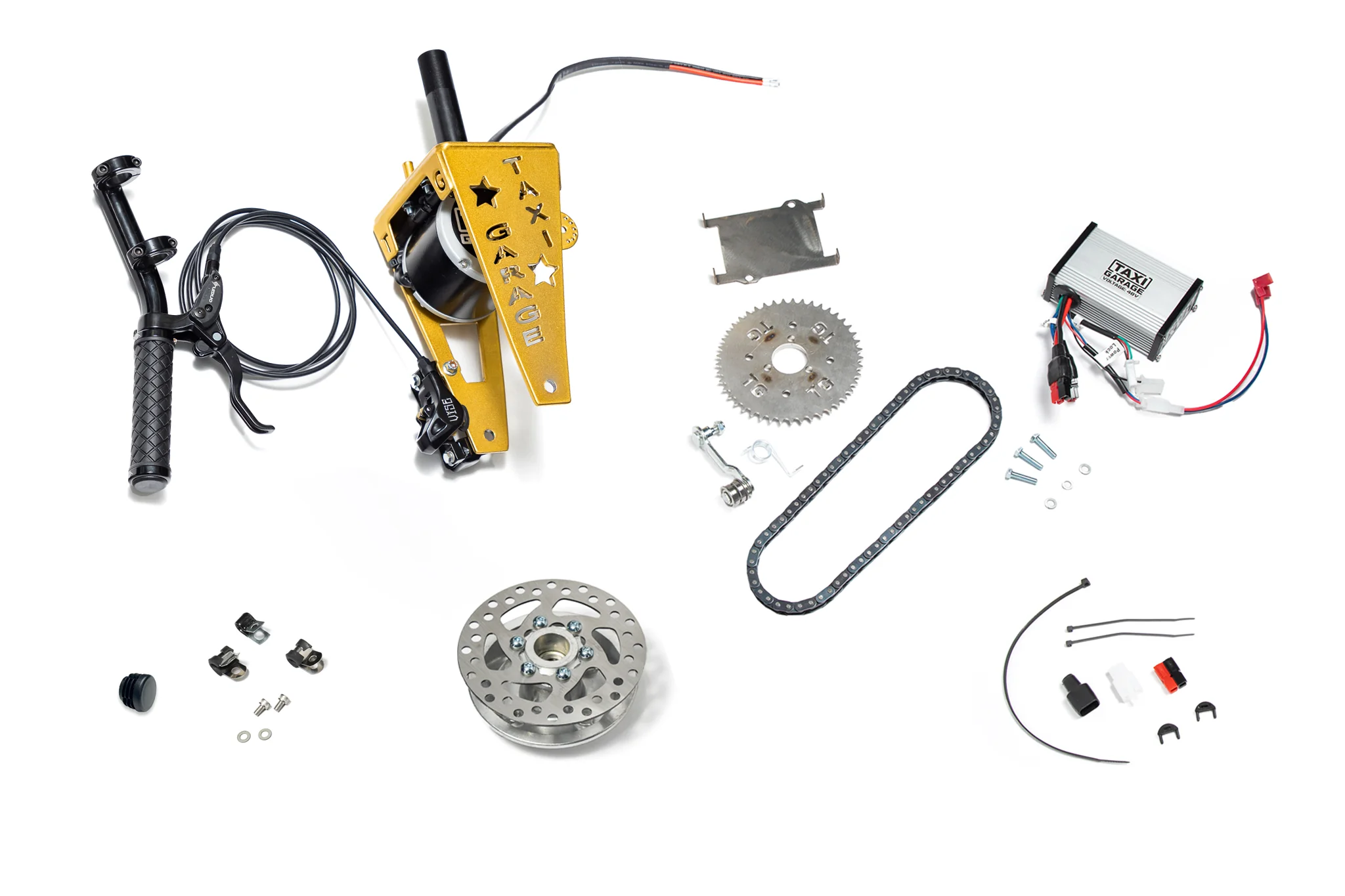 TAXI GARAGE 1100W 48v Motor Upgrade Kit - Standard Crazy Cart - Image 3
