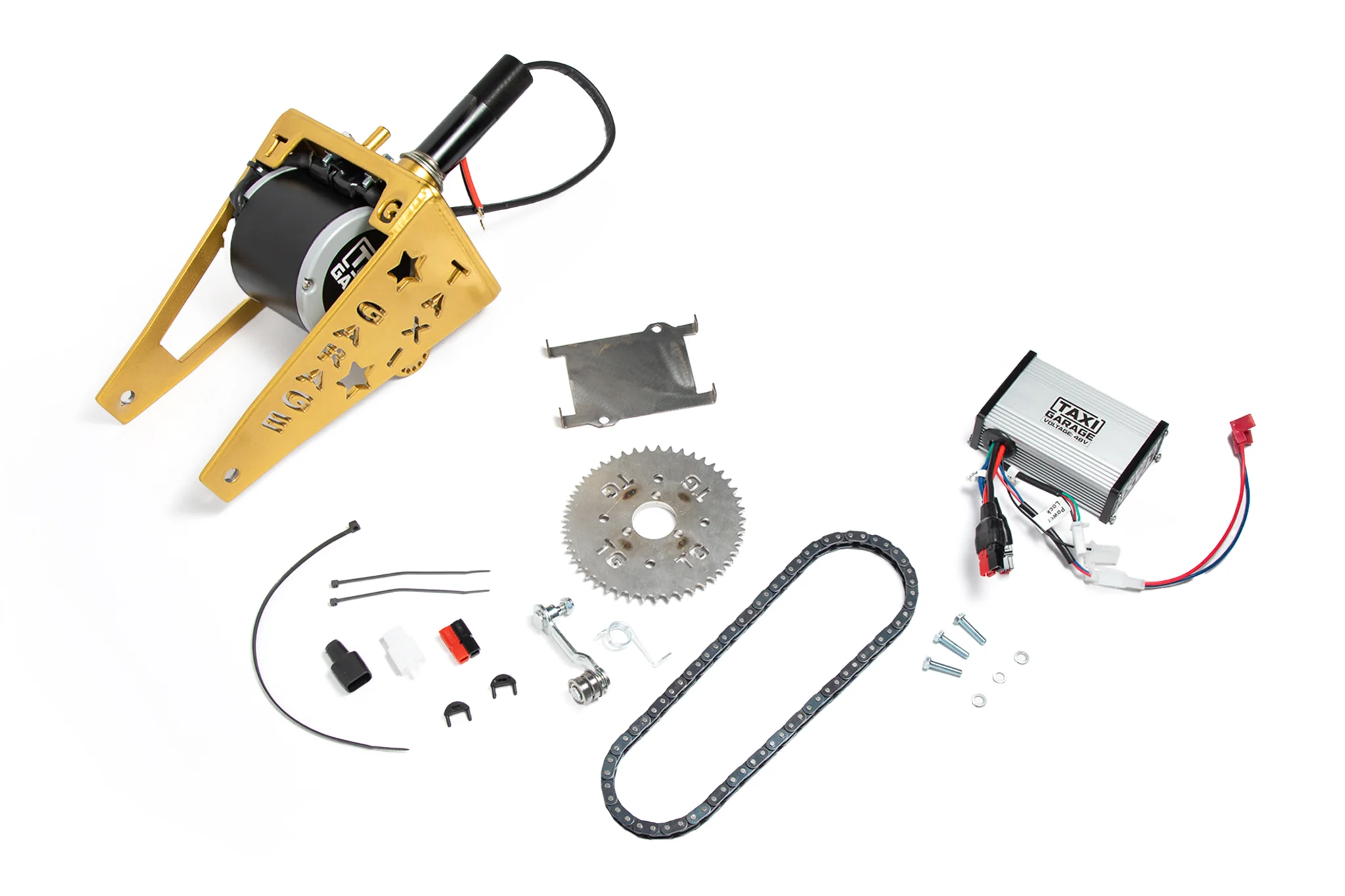 TAXI GARAGE 1100W 48v Motor Upgrade Kit - Standard Crazy Cart - Image 7
