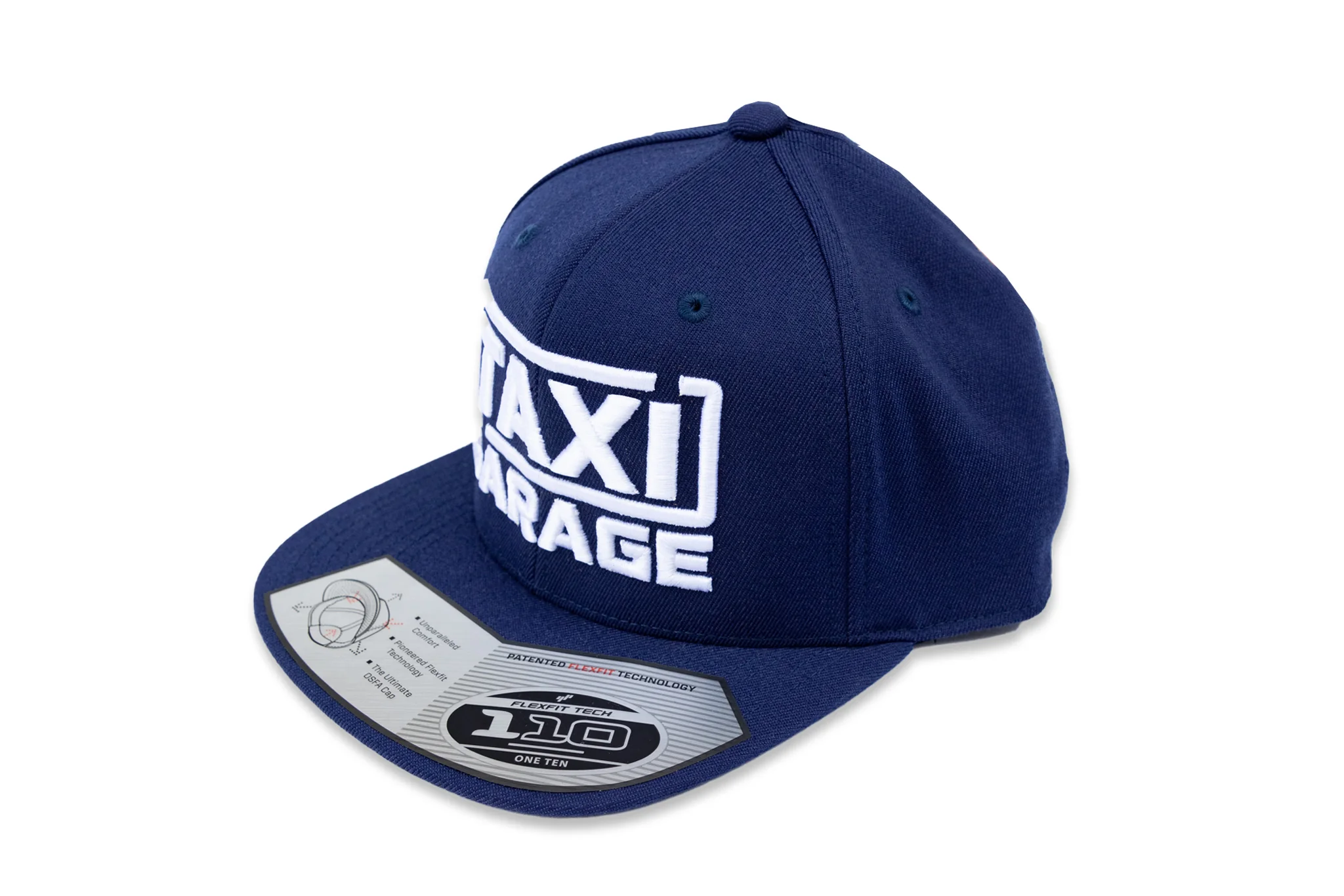 TAXI GARAGE Navy Snap Back Hat