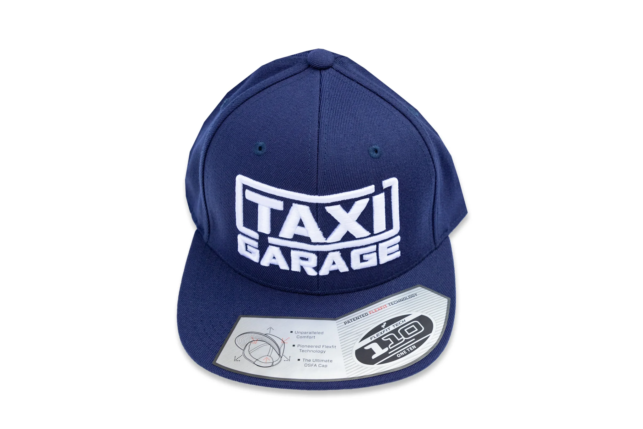 TAXI GARAGE Navy Snap Back Hat - Image 2