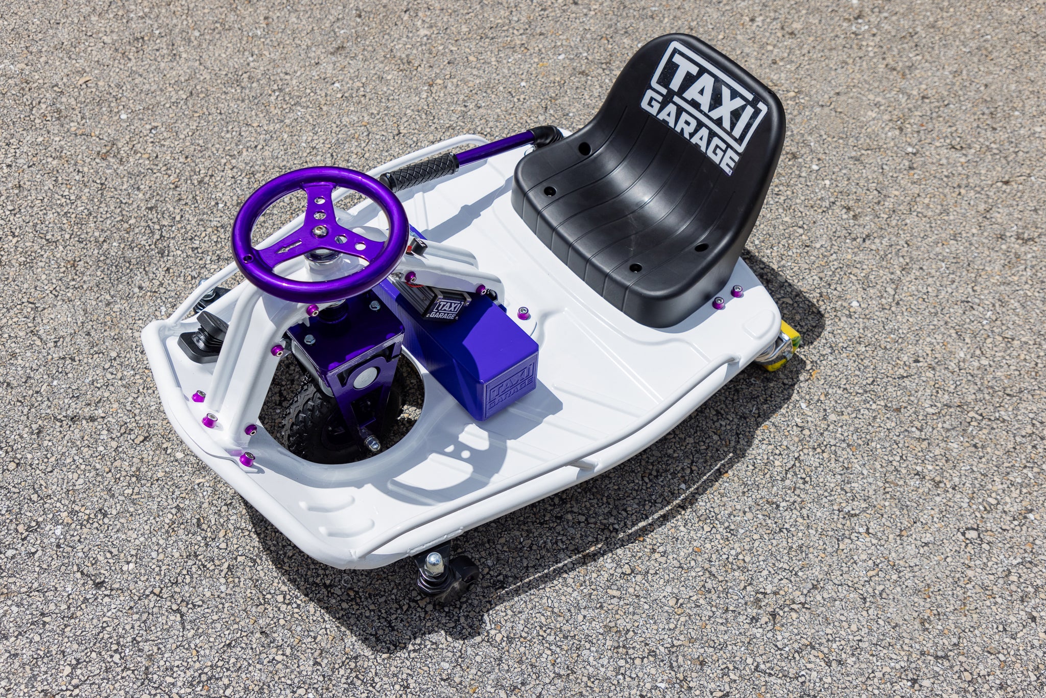 Taxi Garage Stage 4 "White/Purple" Crazy Cart INVENTORY - Image 3