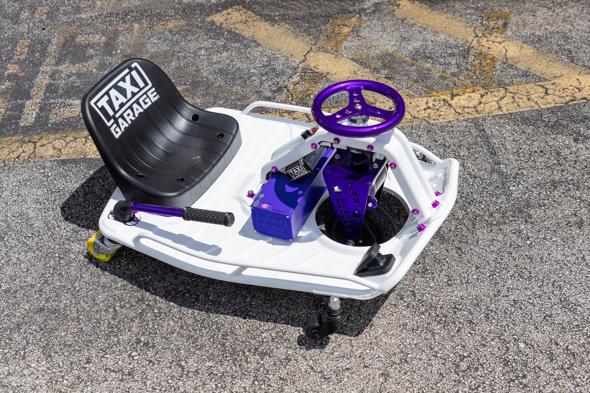 Taxi Garage Stage 4 "White/Purple" Crazy Cart INVENTORY - Image 5