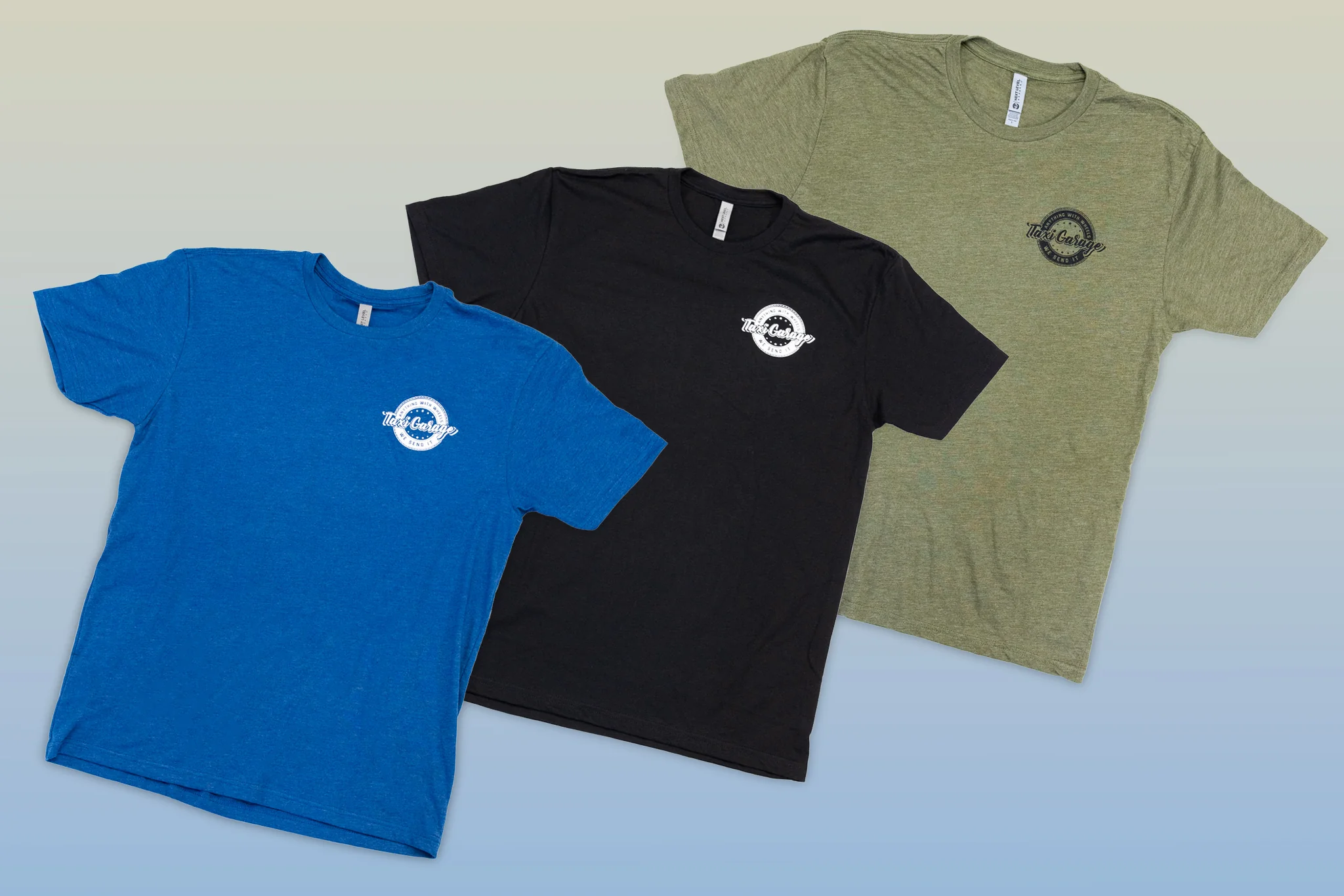 "We Send It" Taxi Garage Shirt