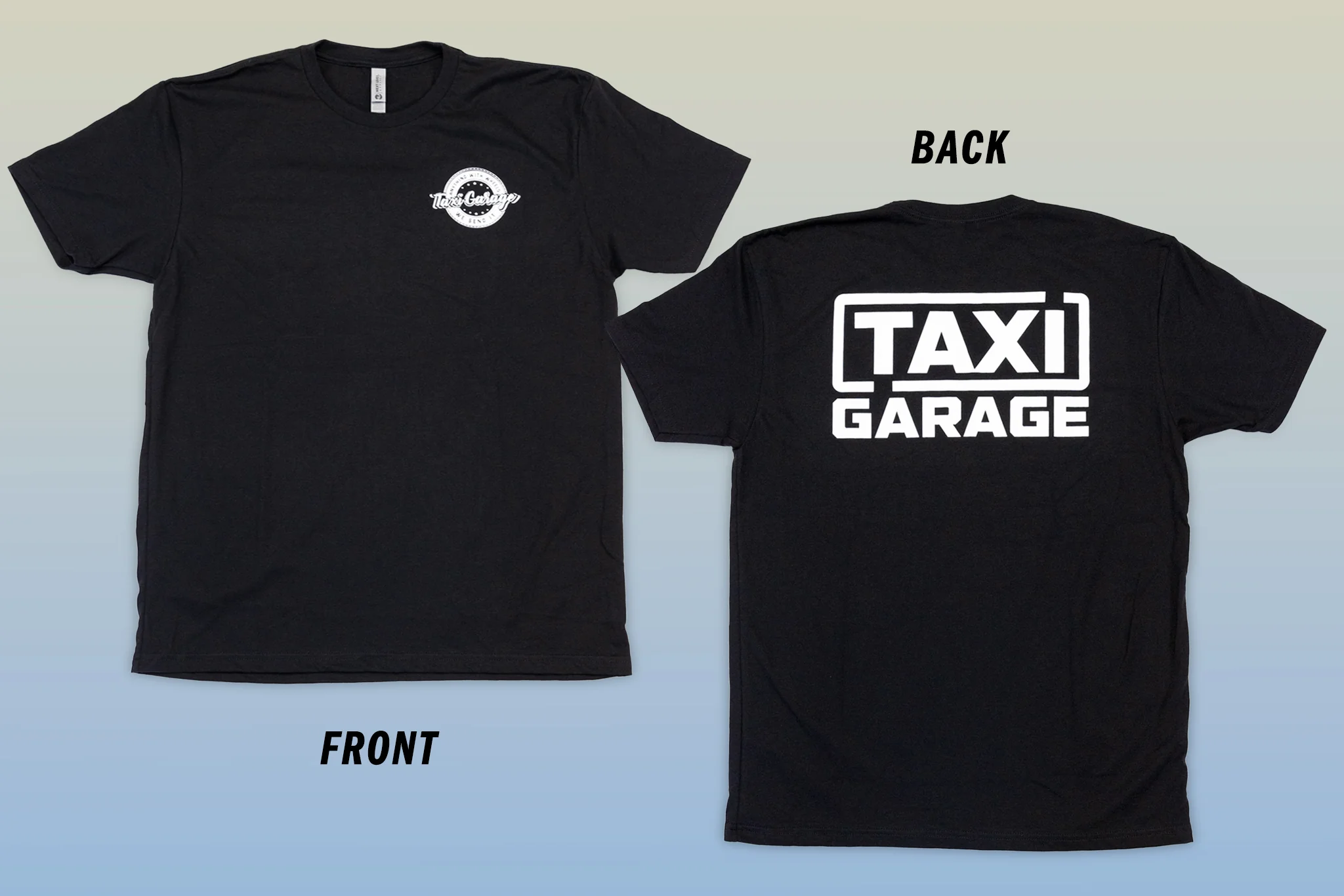 "We Send It" Taxi Garage Shirt - Image 3
